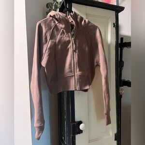Lululemon cropped full zip hoodie